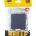 Розетка BRITE РСбш10-3-БрМ 16А IP20 с заземл. защ. шторки с крышкой механизм маренго IEK BR-R16-16-K35