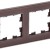 Рамка 2-м BRITE РУ-2-2-БрТБ стекло темн. бронза IEK BR-M22-G-K45