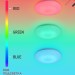Светильник светодиодный COMFORT FROST-RGB 75Вт 3000-6500К 4400лм 230В 495х85мм с пультом ДУ IN HOME 4690612044644