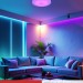 Светильник светодиодный COMFORT FROST-RGB 75Вт 3000-6500К 4400лм 230В 495х85мм с пультом ДУ IN HOME 4690612044644