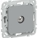 Розетка телевизионная оконечная СП FLITE РТВм-1-1-1-ФлС тип M экранир. механизм сер. IEK FI-A13-O-K03