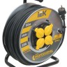 Удлинитель на метал. катушке 4х50м с заземл. 16А IP44 Professional УК50 КГ 3х1.5 термозащита IEK WKP16-16-04-50-44