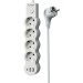 Удлинитель 4х3м с заземл. 10А IP20 USB type-Aх2 + type-C 2500Вт 220В ПВС 3х1 с выкл. бел. КОСМОС YKsm3m4g-Z-VU10А-W