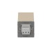 Розетка силовая KANT IP44 2P+E защ. шторки с крышкой ванильн. марципан DKC 7015013