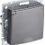 Розетка BRITE РСбш10-3-БрС 16А IP20 с заземл. защ. шторки с крышкой механизм сталь IEK BR-R16-16-K46