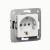 Розетка 1-м СП Cariva 16А IP20 2P+E защ. шторки немецк. стандарт винтов. клеммы механизм бел. (DIY-упак.) Leg 695947