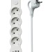 Удлинитель 4х1.5м с заземл. 10А IP20 USB type-Aх2 + type-C 2500Вт 220В ПВС 3х1 с выкл. бел. КОСМОС YKsm1.5m4g-Z-VU10А-W