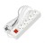 Удлинитель 4х5м с заземл. 10А IP20 2.2кВт ПВС 3х1 с выкл. бел. Союз 2791