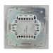 Переключатель проходной 1-кл. СП Mira 10А IP20 со вставкой сер. метал. LEZARD 701-1010-105