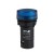 Лампа светодиодная OptiSignal Compact D22 С7-L-F6 син. 110В AC/DC XB7EV06GP КЭАЗ 362157