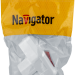 Вилка угловая 61 364 NCA-PL05-16A-ESC-WH с заземл. с выкл. бел. Navigator 61364