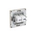 Розетка компьютерная 2-м KANT RJ45 кат.5E без шторки ванильн. марципан DKC 7015664