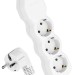 Удлинитель 3х3м с заземл. 10А IP20 ПВС 3х0.75 КОСМОС YKsm3m-3g-Z(10A)P