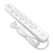 Удлинитель 5х3м IP20 2USB 2.4А+2type-C LUX 1.5кв.мм EKF UBA-LUX-503-TC