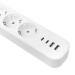 Удлинитель 5х3м IP20 2USB 2.4А+2type-C LUX 1.5кв.мм EKF UBA-LUX-503-TC