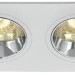 Светильник 4108 встраиваемый поворотный 2хGU10 бел./хром пласт. IEK LT-UVB0-4108-GU10-2-K23