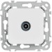 Розетка телевизионная проходная СП FLITE РТВм-1-1-2-ФлБ тип M экранир. механизм бел. IEK FI-A13-P-K01