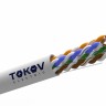Кабель витая пара F/UTP 4х2х23AWG(0.57мм) кат.6 PVC indoor 305м (м) PRO TOKOV ELECTRIC TKP-C06-F42-6-RU-PVC