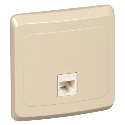 Розетка компьютерная 1-м СП Этюд RJ45 кат.5E крем. SE KOMC-001K Розетка компьютерная 1-м СП Этюд RJ45 кат.5E крем. SE KOMC-001K