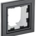 Рамка 1-м IP44 BRITE РУ-1-БрЧ-44 черн. IEK BR-M12-44-K02