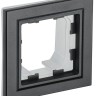 Рамка 1-м IP44 BRITE РУ-1-БрЧ-44 черн. IEK BR-M12-44-K02