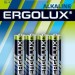 Элемент питания алкалиновый AAA/LR03 1.5В Alkaline BL-4 (блист.4шт) Ergolux 11744