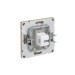 Розетка компьютерная 1-м KANT RJ45 кат.6A без шторки ванильн. марципан DKC 7015673