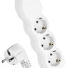 Удлинитель 3х5м с заземл. 10А IP20 ПВС 3х0.75 КОСМОС YKsm5m-3g-Z(10A)P