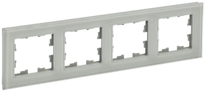 Рамка 4-м BRITE РУ-4-2-БрД стекло дым. IEK BR-M42-G-K30 Рамка 4-м BRITE РУ-4-2-БрД стекло дым. IEK BR-M42-G-K30
