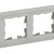 Рамка 4-м BRITE РУ-4-2-БрД стекло дым. IEK BR-M42-G-K30