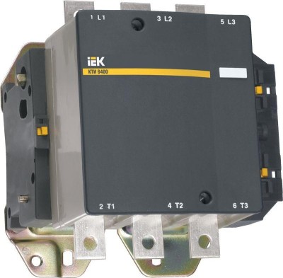 Контактор КТИ-6400 400А 230В/АС3 IEK KKT60-400-230-10 Контактор КТИ-6400 400А 230В/АС3 IEK KKT60-400-230-10