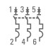 Выключатель автоматический модульный 3п C 10А 4.5кА ВА 47-63 PROxima EKF mcb4763-3-10C-pro