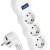 Удлинитель 3х3м с заземл. 10А IP20 ПВС 3х0.75 с выкл. КОСМОС YKsm3m-3g-Z-V(10A)P