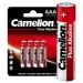Элемент питания алкалиновый AAA/LR03 1.5В Plus Alkaline LR03-BP4 BL-4 (блист.4шт) Camelion 7369