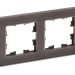 Рамка 4-м BRITE РУ-4-2-БрТБ стекло темн. бронза IEK BR-M42-G-K45