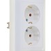 Розетка 2-м СП Хит 16А 250В с заземл. без защ. шторок бел. SE RS16-236-B
