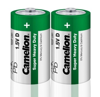 Элемент питания солевой D/R20 R20P-SP2G 1.5В SR-2 (уп.2шт) Camelion 1662 Элемент питания солевой D/R20 R20P-SP2G 1.5В SR-2 (уп.2шт) Camelion 1662