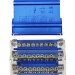 Шина на DIN-рейку в корпусе (кросс-модуль) ШНК 4х11 3L+PEN IEK YND10-4-11-125