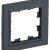 Рамка 1-м BRITE РУ-1-БрГ графит IEK BR-M12-K53
