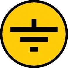 Символ "Заземление" 30х30 IEK YPC20-ZAZEM-1-096