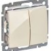 Выключатель 2-кл. СП Valena 10А IP31 250В механизм сл. кость IEK 774305