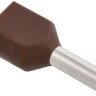 Наконечник НШВИ(2) 1.5-8 корич. (уп.100шт) IEK UTE10-D2-4-100