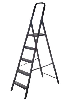 Лестница-стремянка "Компакт" 5 ступ. 6.25кг сталь FIT 65373
