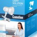 Светильник H-035 прищепка 220В 40Вт метал. бел. Camelion 7198