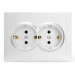 Розетка 2-м СП Pixel 16А IP20 с заземл. защ. шторки в сборе бел. TOKOV ELECTRIC TKE-PX-R2FZSF-C01