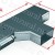 Короб тройниковый СТ 100х100 УХЛ1 (S=0.7мм) КЭМЗ 382 101001 57