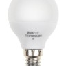 Лампа светодиодная PLED-ECO 5Вт G45 шар матовая 3000К тепл. бел. E14 400лм 230В 50Гц JazzWay 1036896A