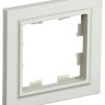 Рамка 1-м BRITE РУ-1-БрКр беж. IEK BR-M12-K10