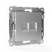 Розетка компьютерная 2-м СП Pixel RJ45 кат.5E механизм алюм. TOKOV ELECTRIC TKE-PX-RC2-C03