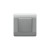 Розетка NEW3-E 16А IP44 с заземл. защ. шторки с крышкой серебр. CHINT 431449